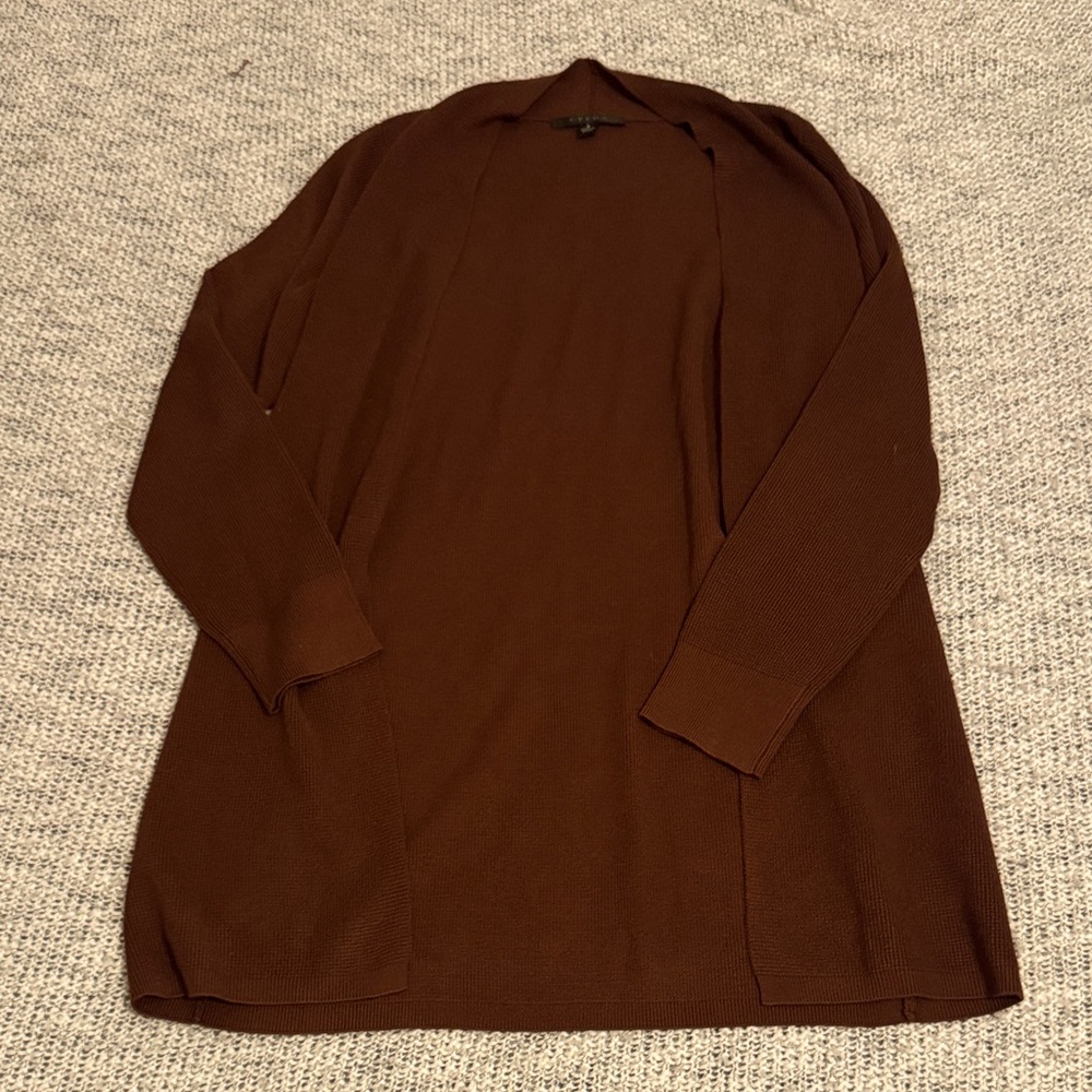 Cyrus Open Front Cardigan – Women’s Small – Chocolate Brown
